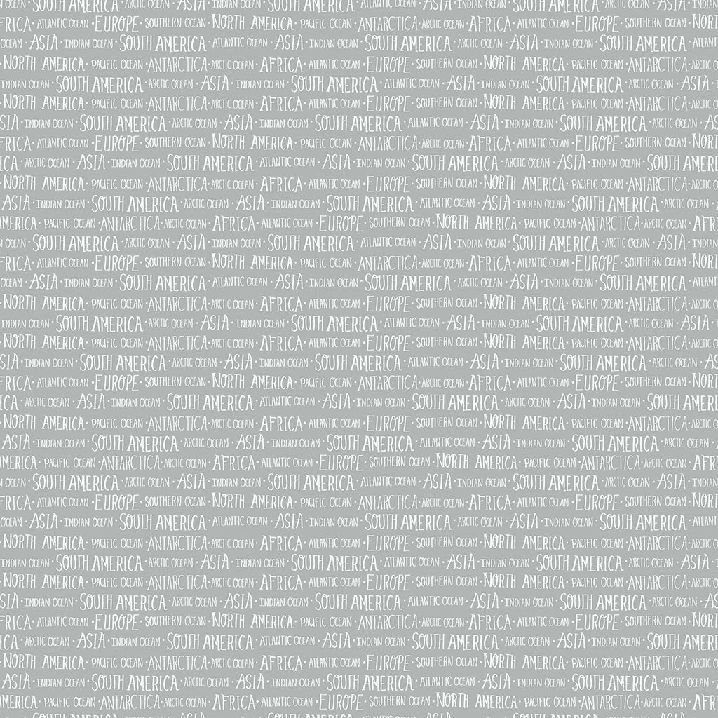 Our World Words Gray