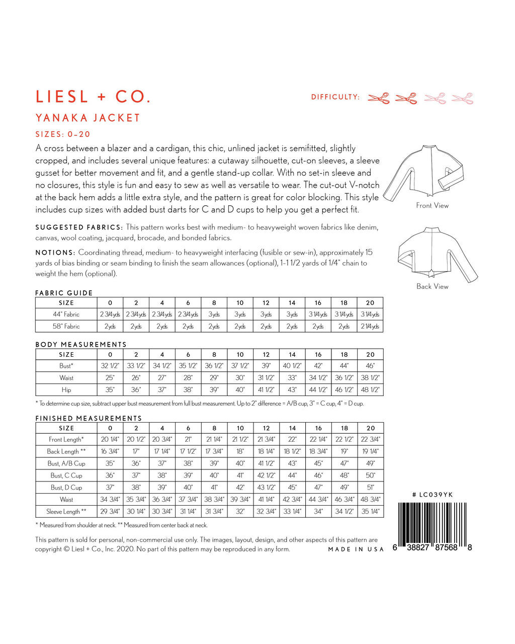 Yanaka Jacket Print Pattern