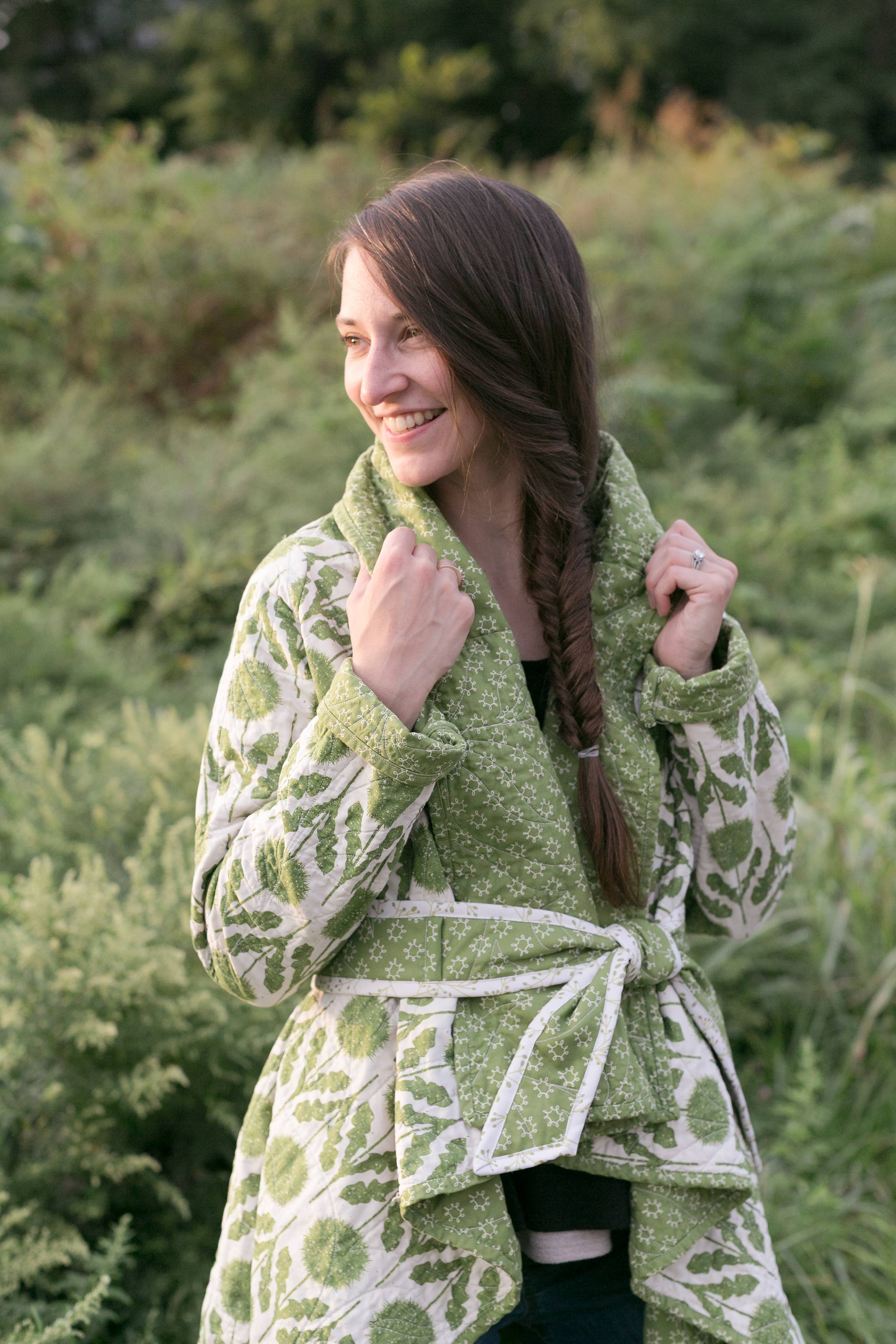 Cozy Cascade | A Quilted Open Front Cardigan