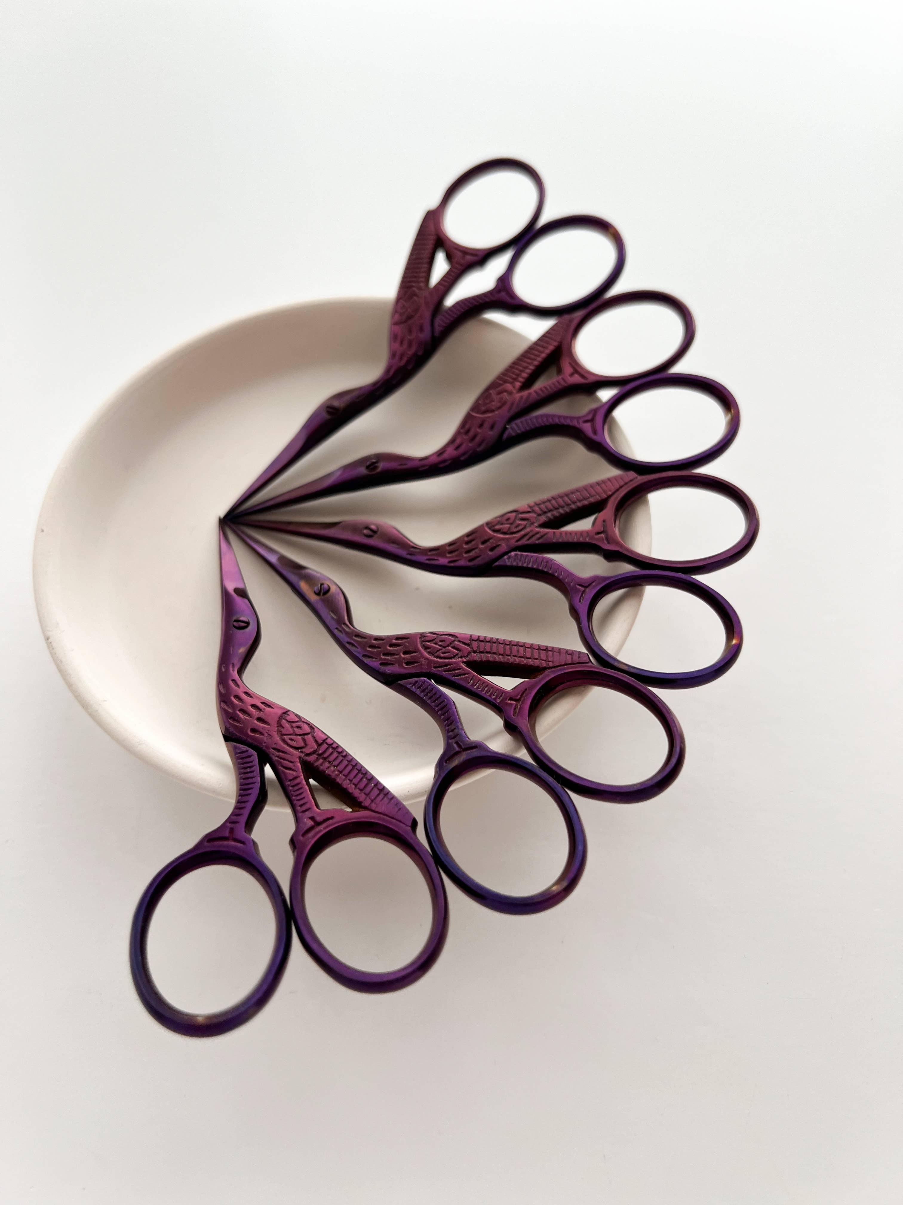 Stork Embroidery Scissors