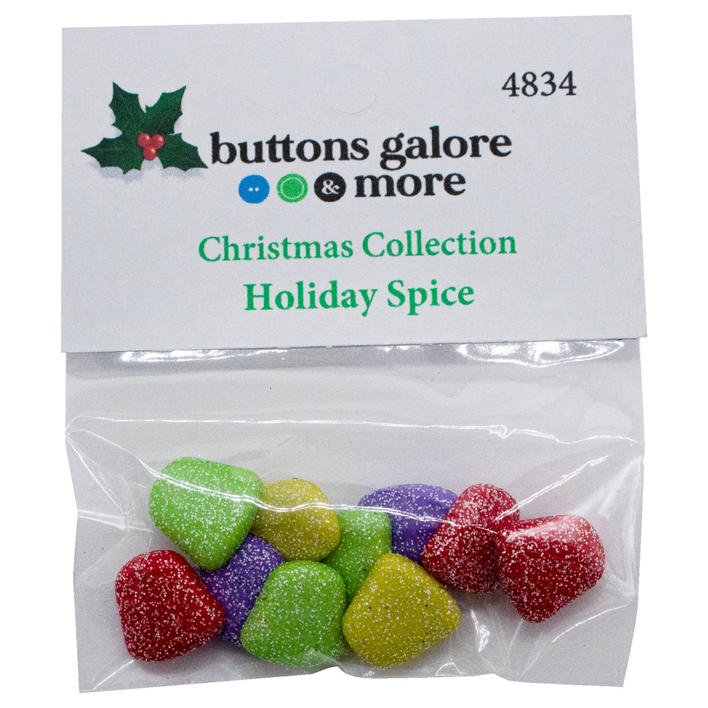 Holiday Spice Gumdrop Buttons