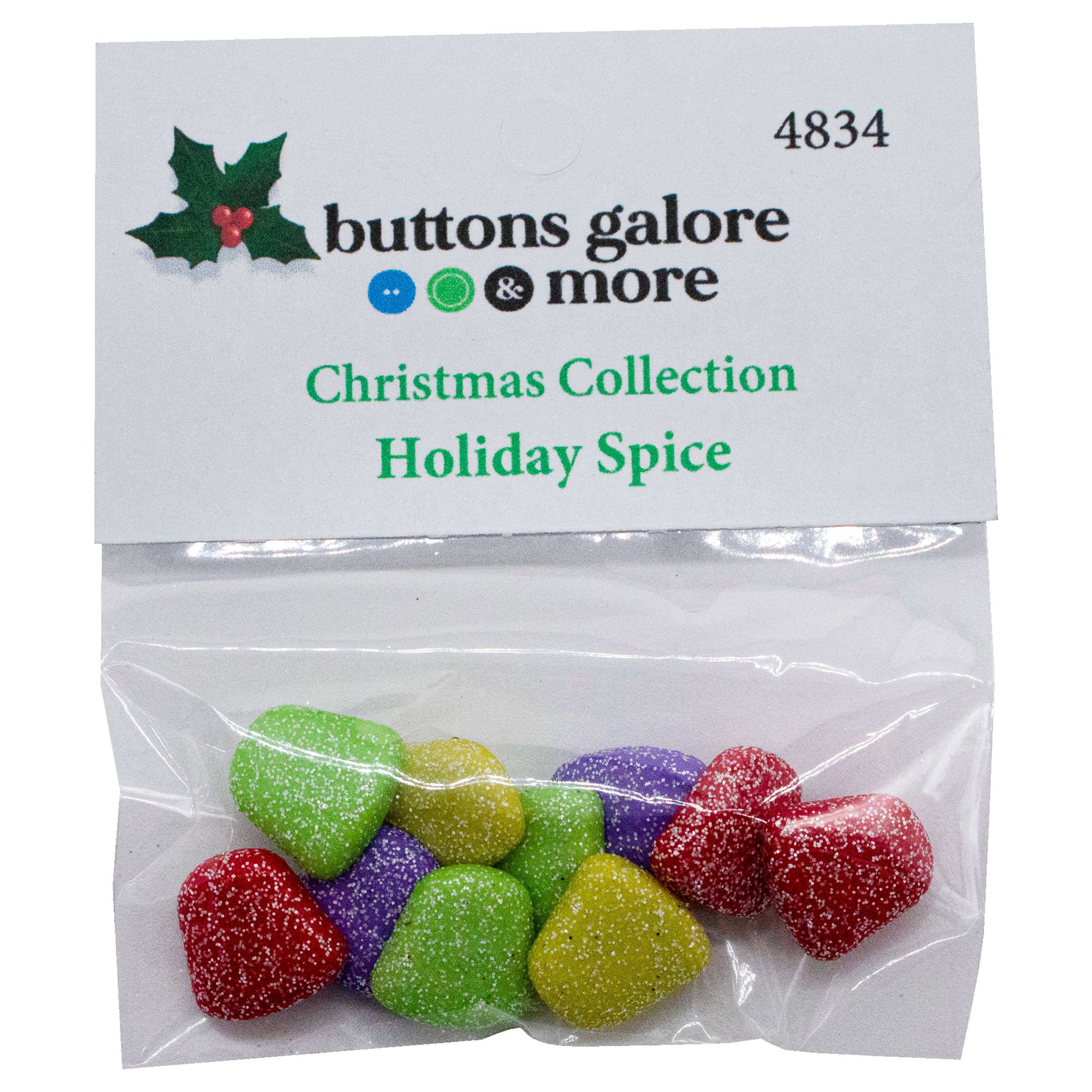 Holiday Spice Gumdrop Buttons