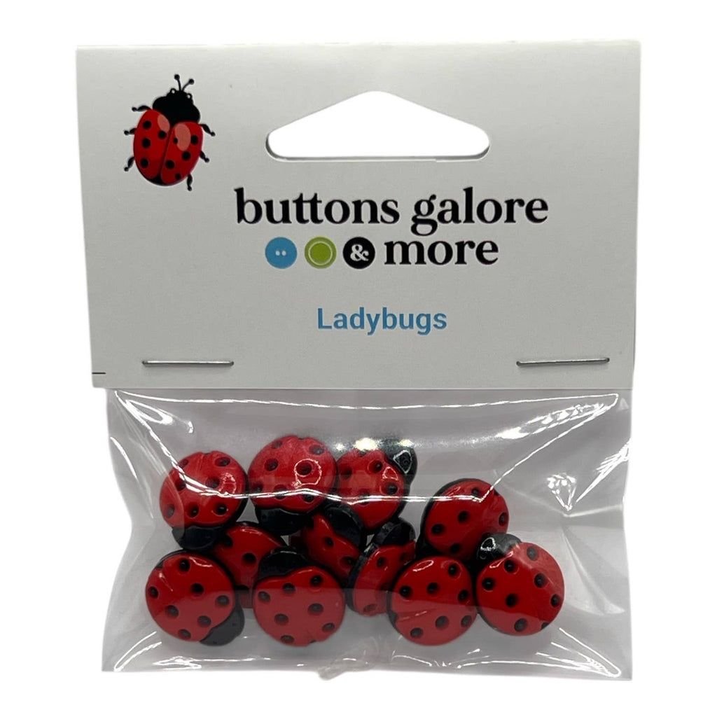 Ladybug Buttons