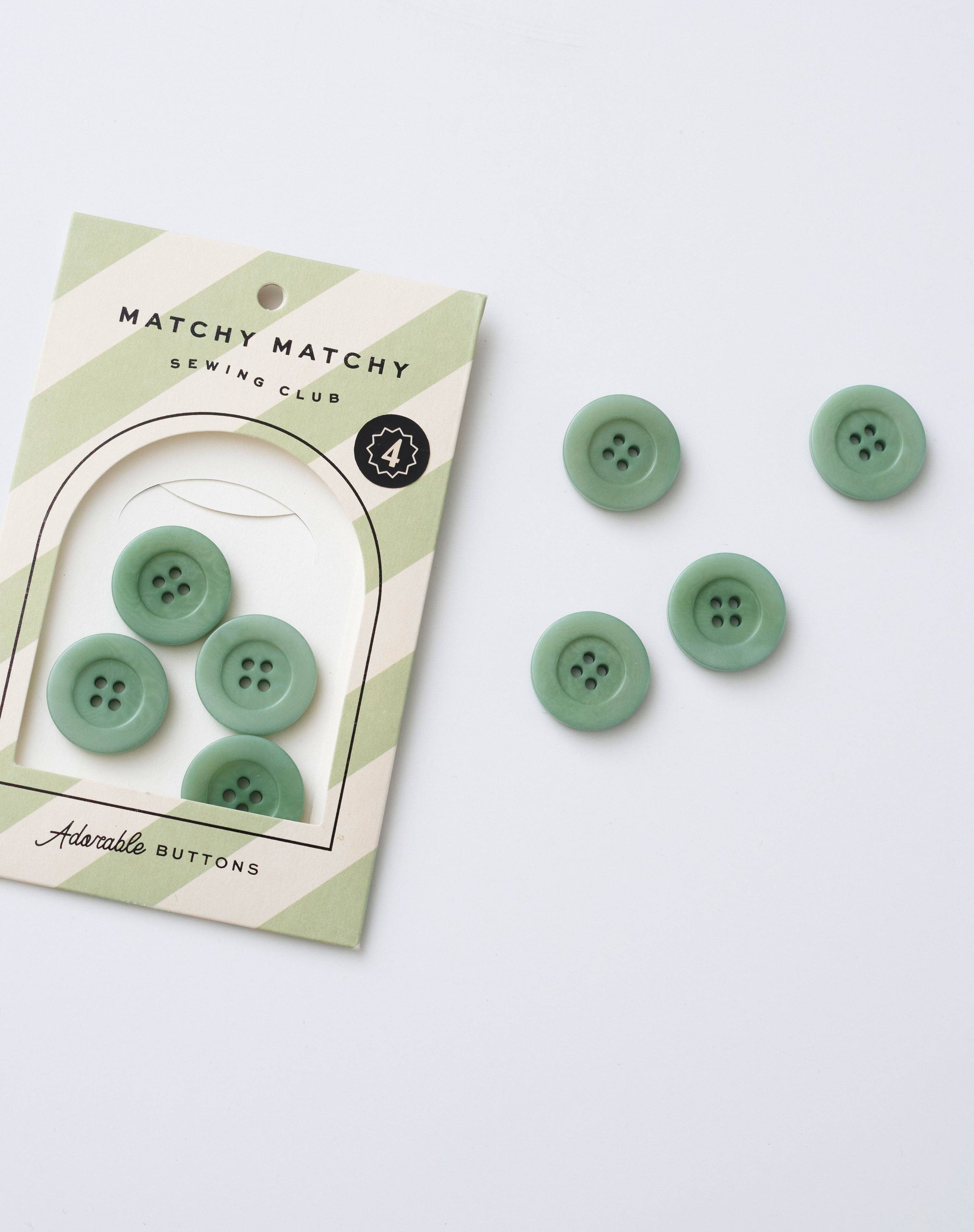 Jadeite 1" Corozo Buttons