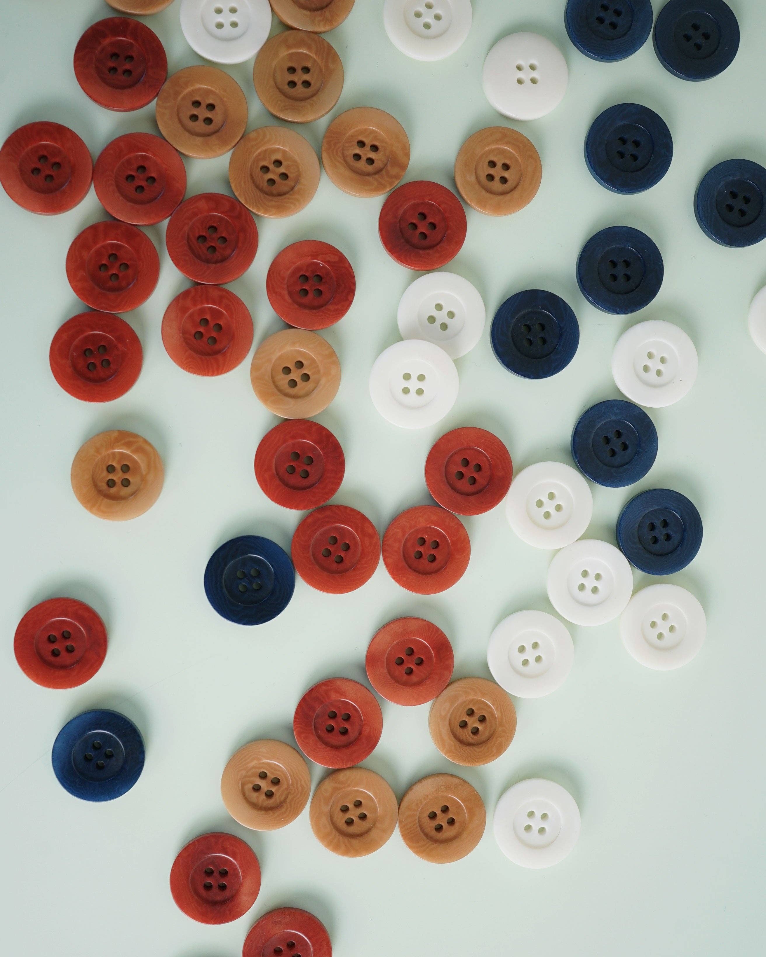 Midnight 1" Corozo Buttons