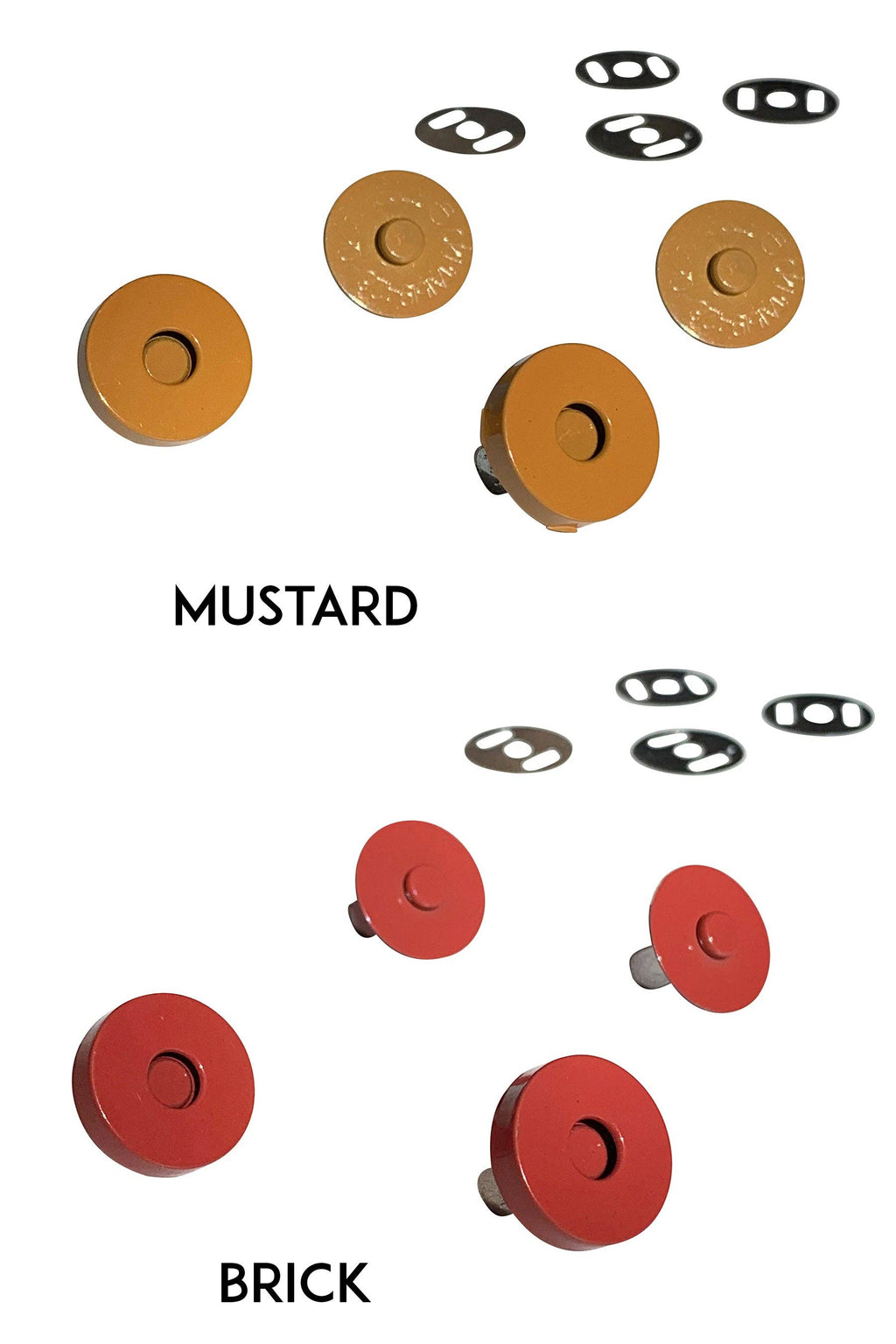 Colorful Magnetic Snaps - Black