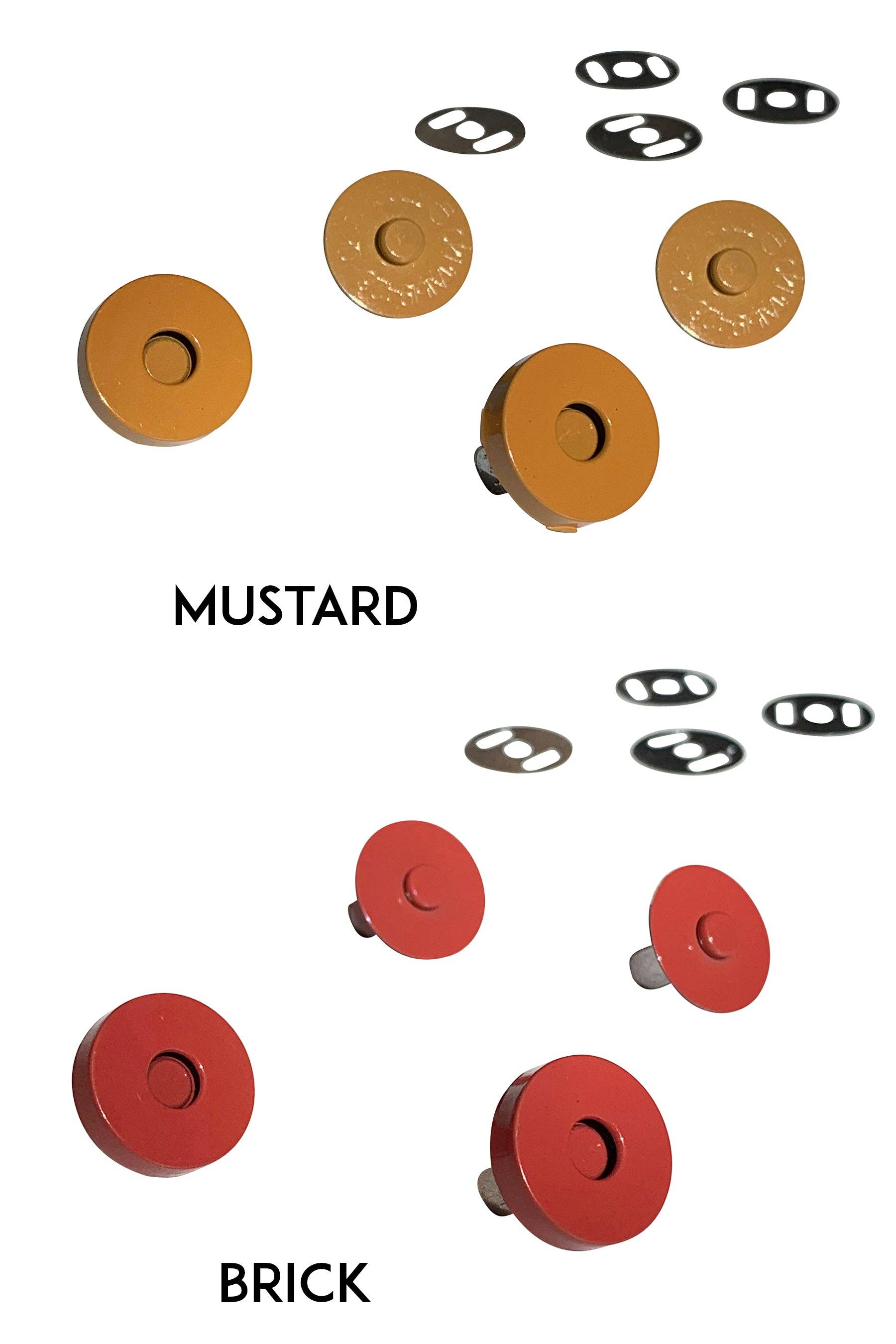 Colorful Magnetic Snaps - Black