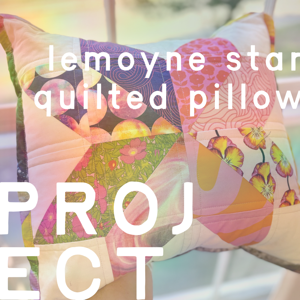 Lemoyne Star Quilted Pillow Project