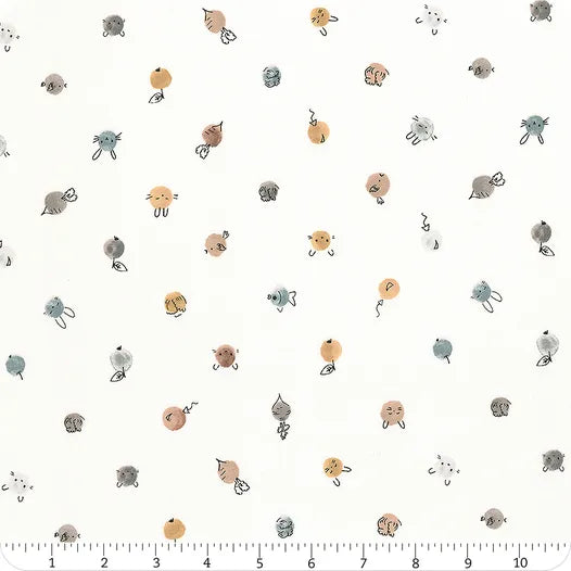 Cotton-Tale - Dots Veggies in Cream