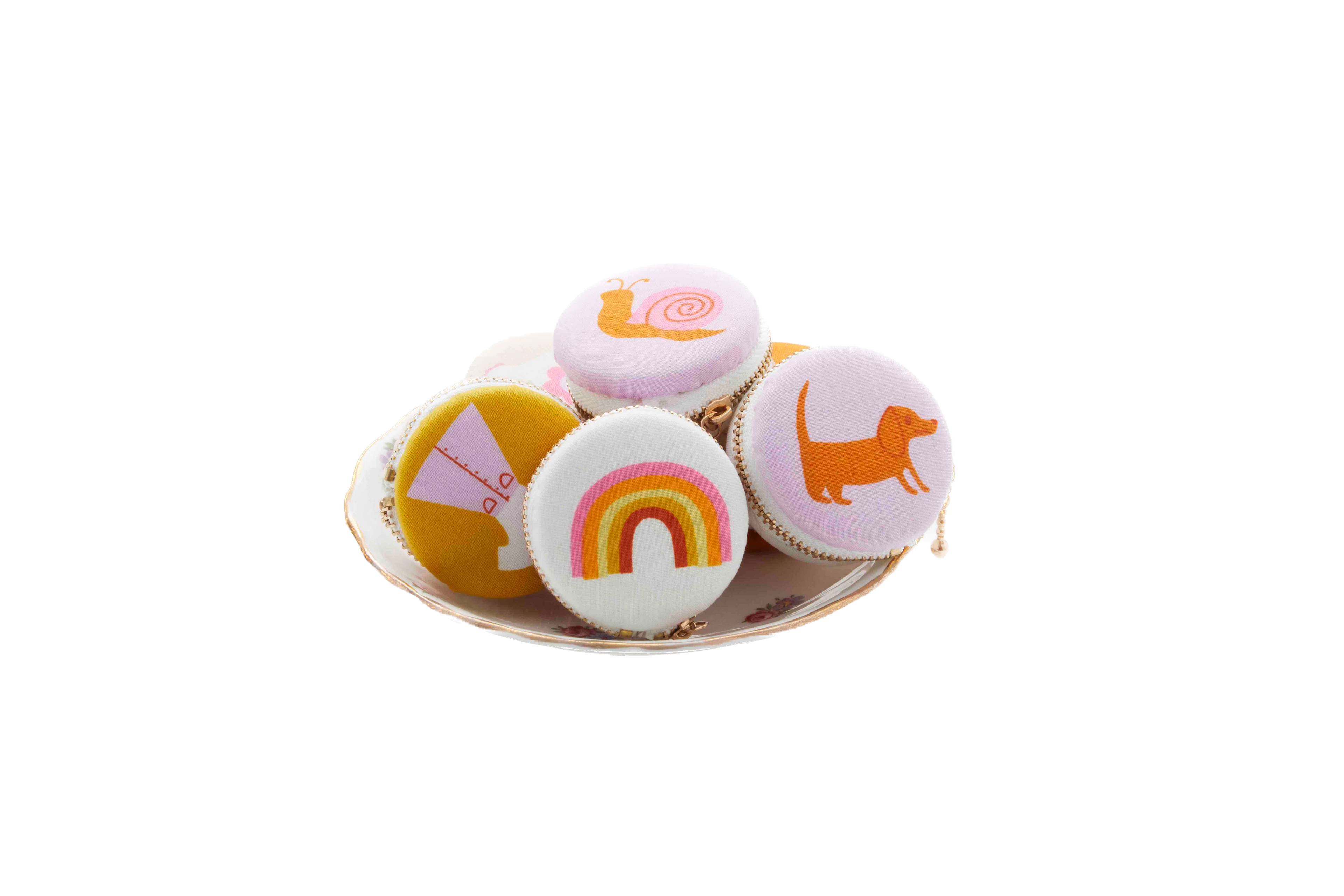 Mini Macaroon Zipper Pouch