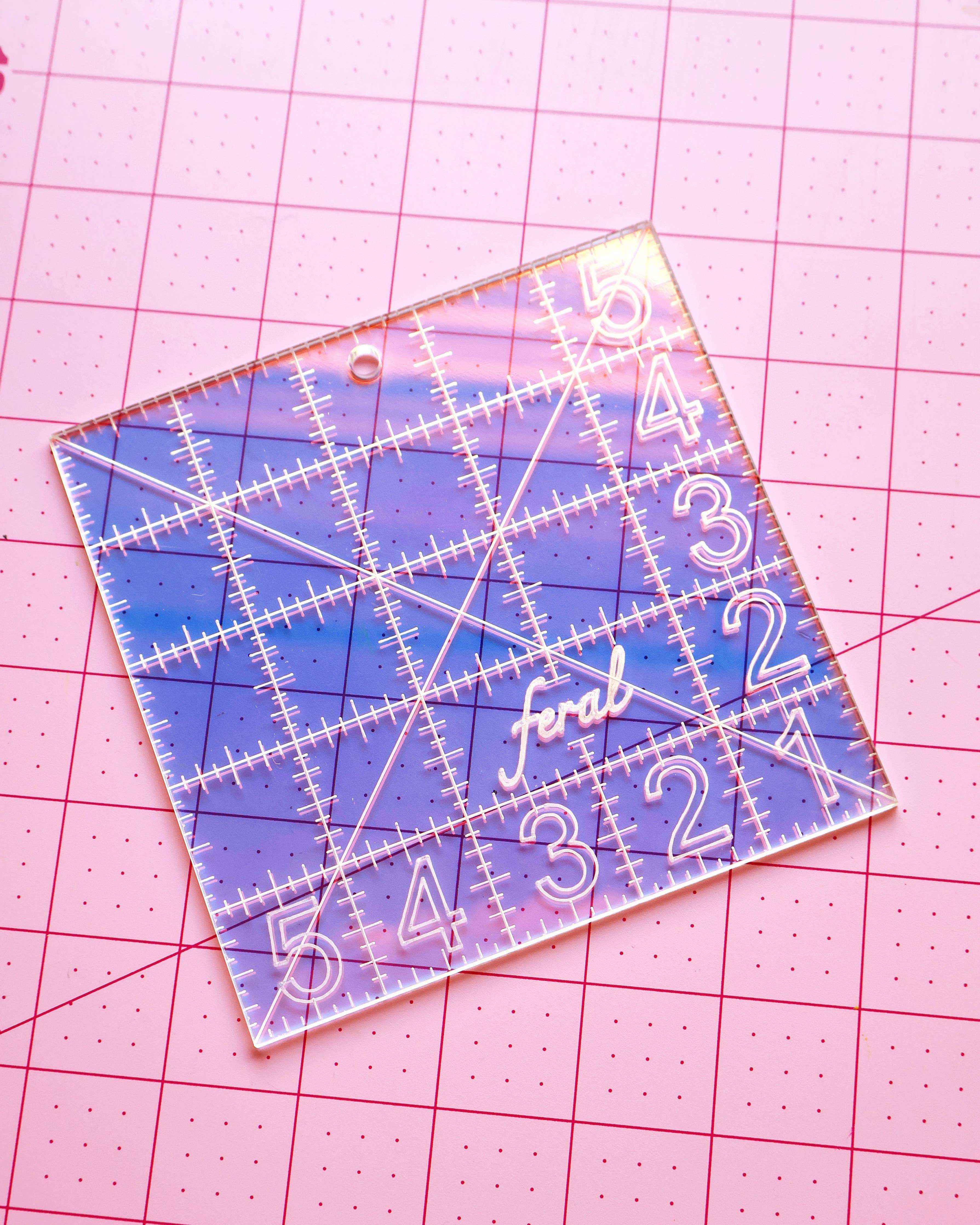 5" Charm Square Ruler