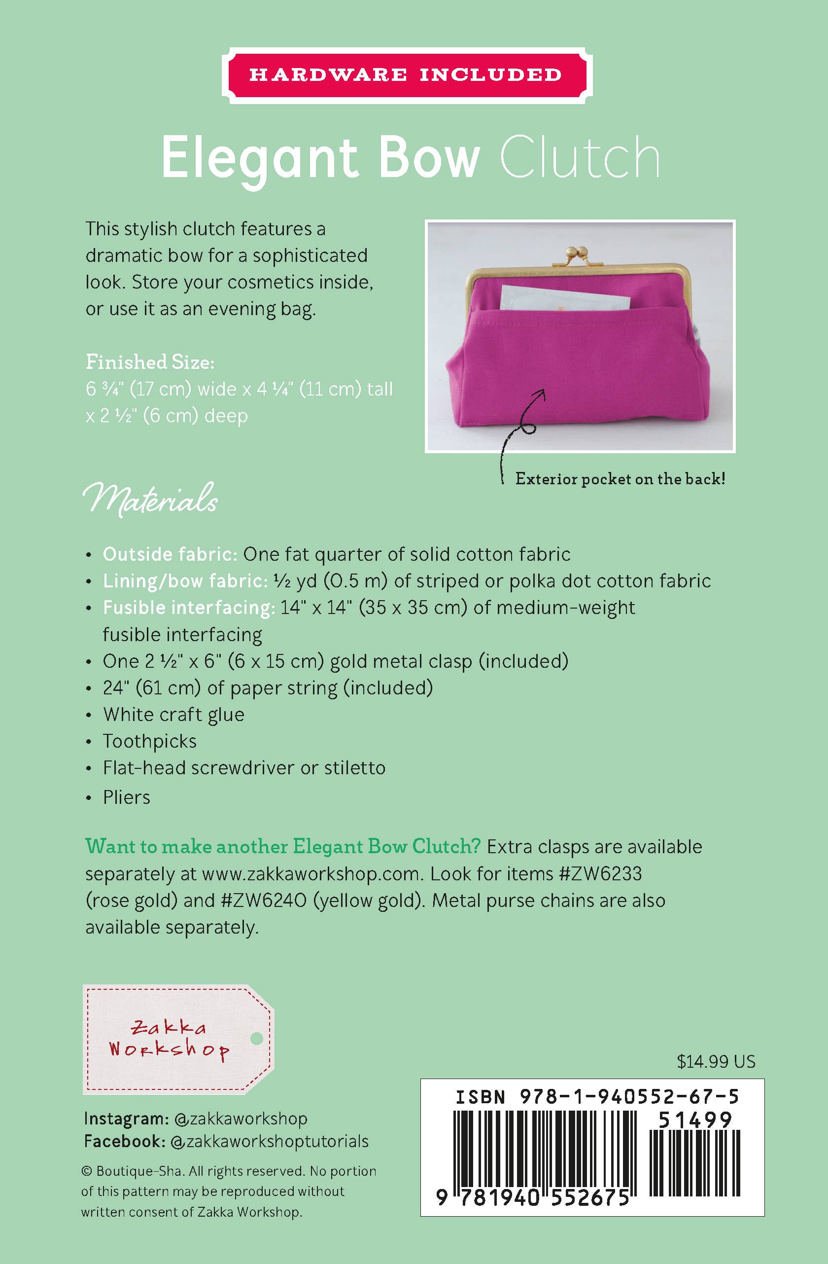 Elegant Bow Clutch Kit