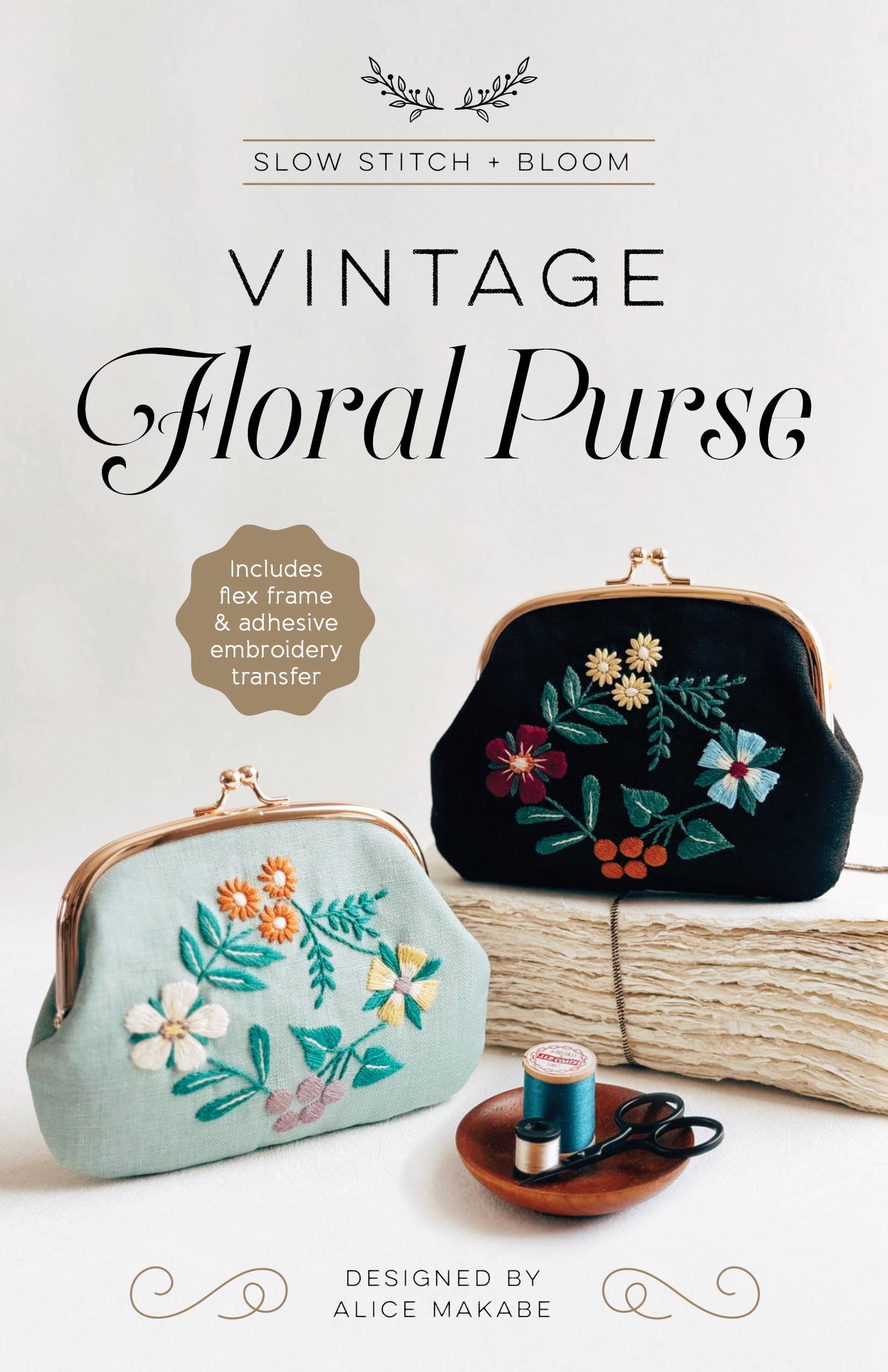 Vintage Floral Purse Kit