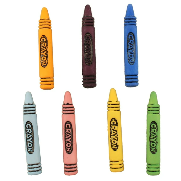 Crayons Buttons