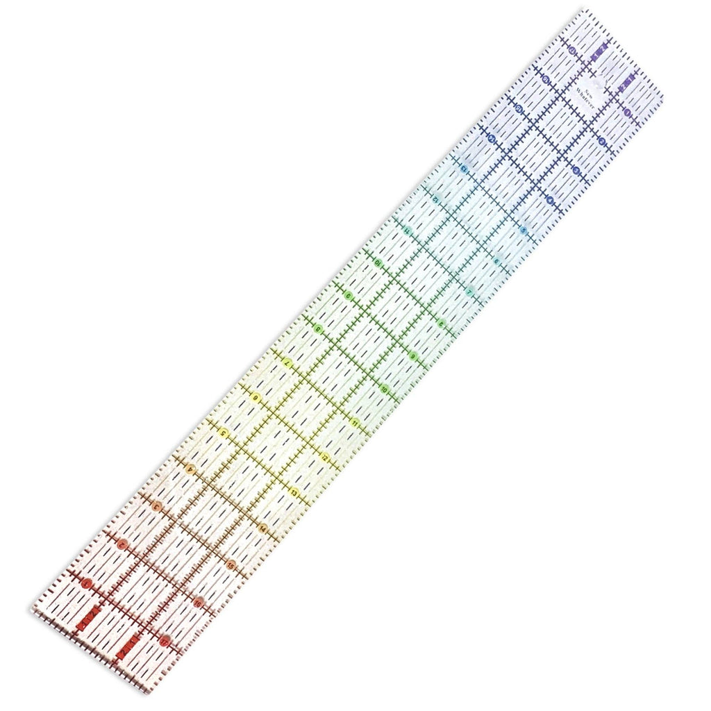 Rainbow Gradient Glitter Ruler 18” x 3”