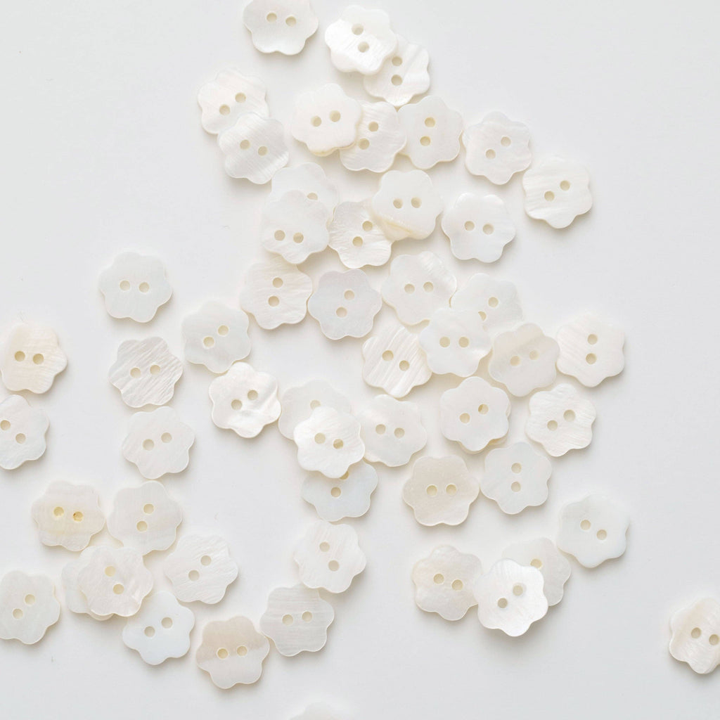 Flower Shell Buttons