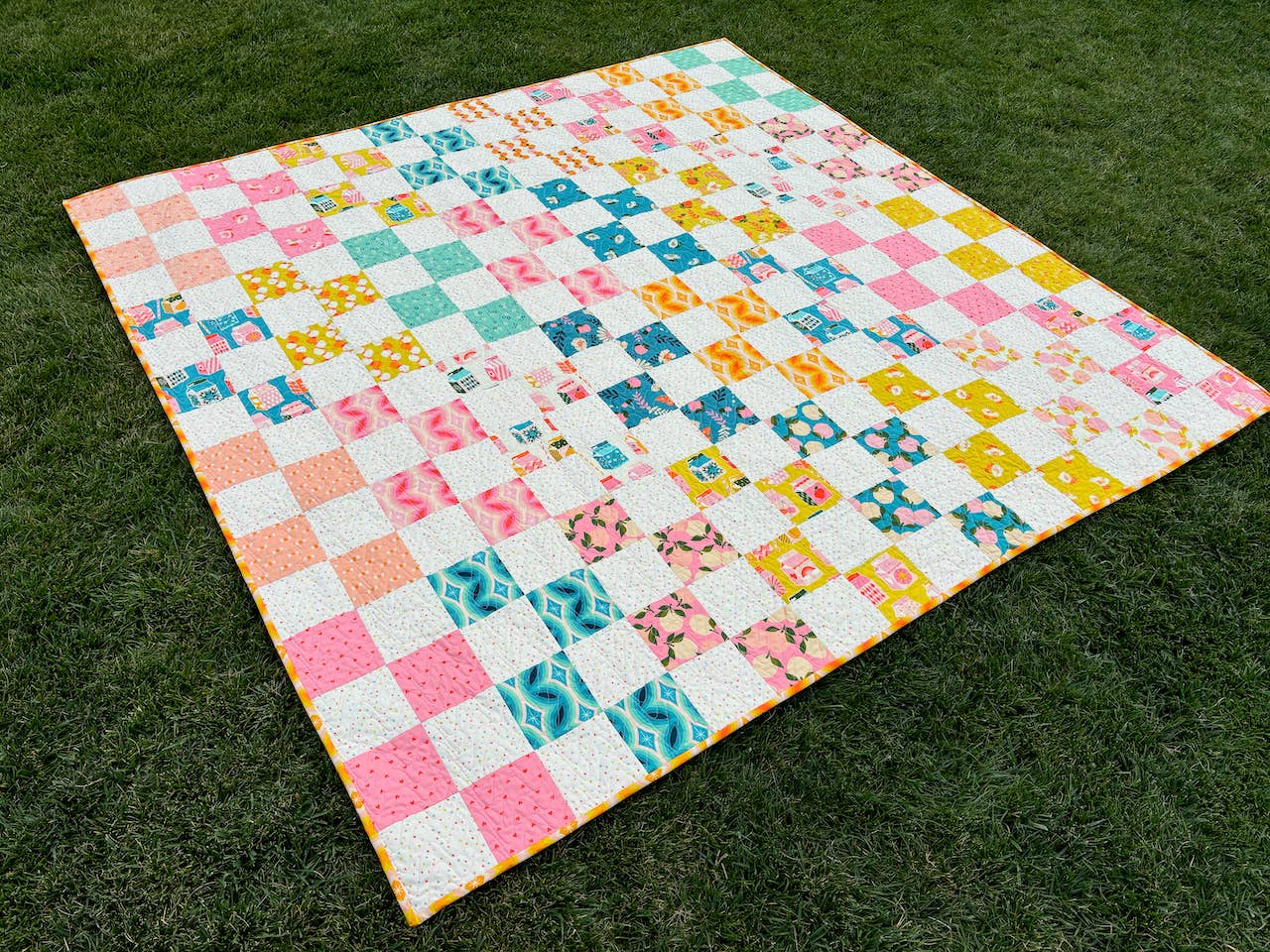 Layer Cake Squared Quilt Pattern (Print)