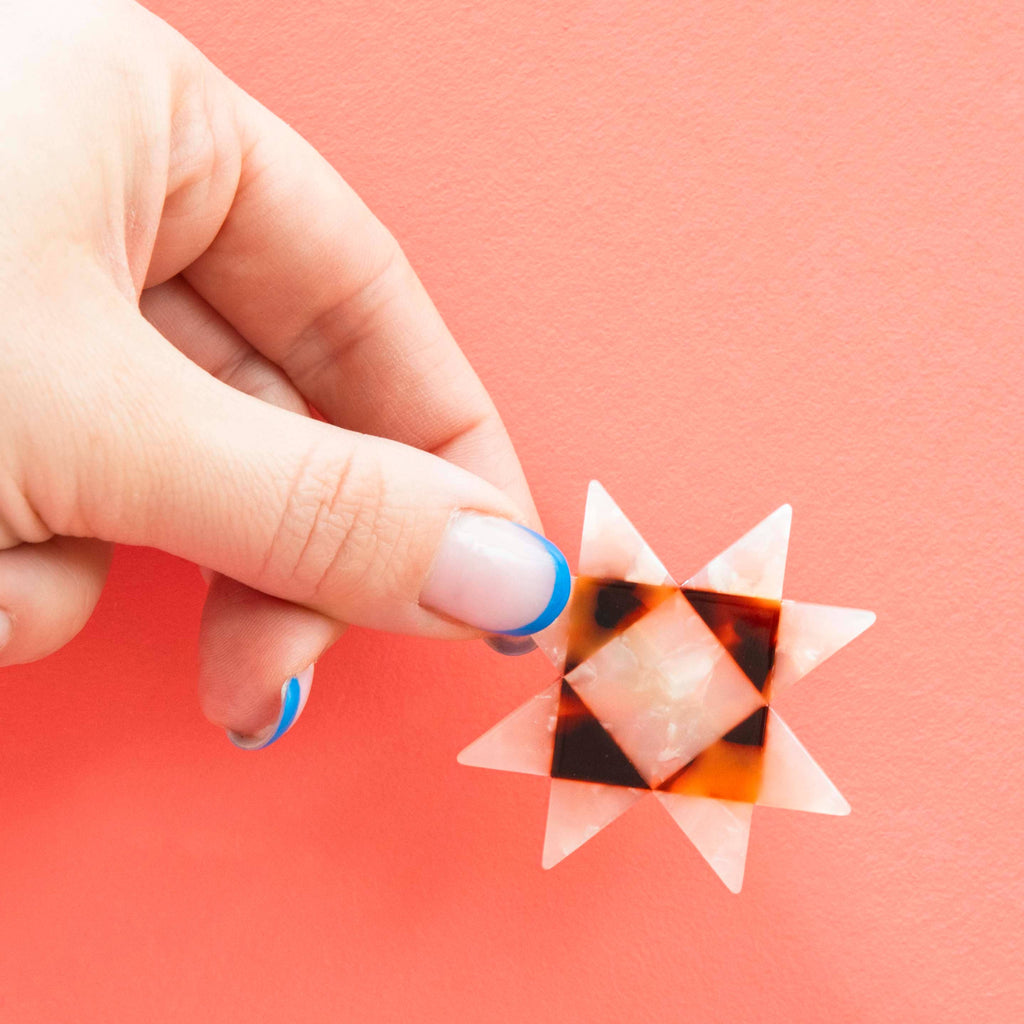 Sawtooth Star Hair Clip