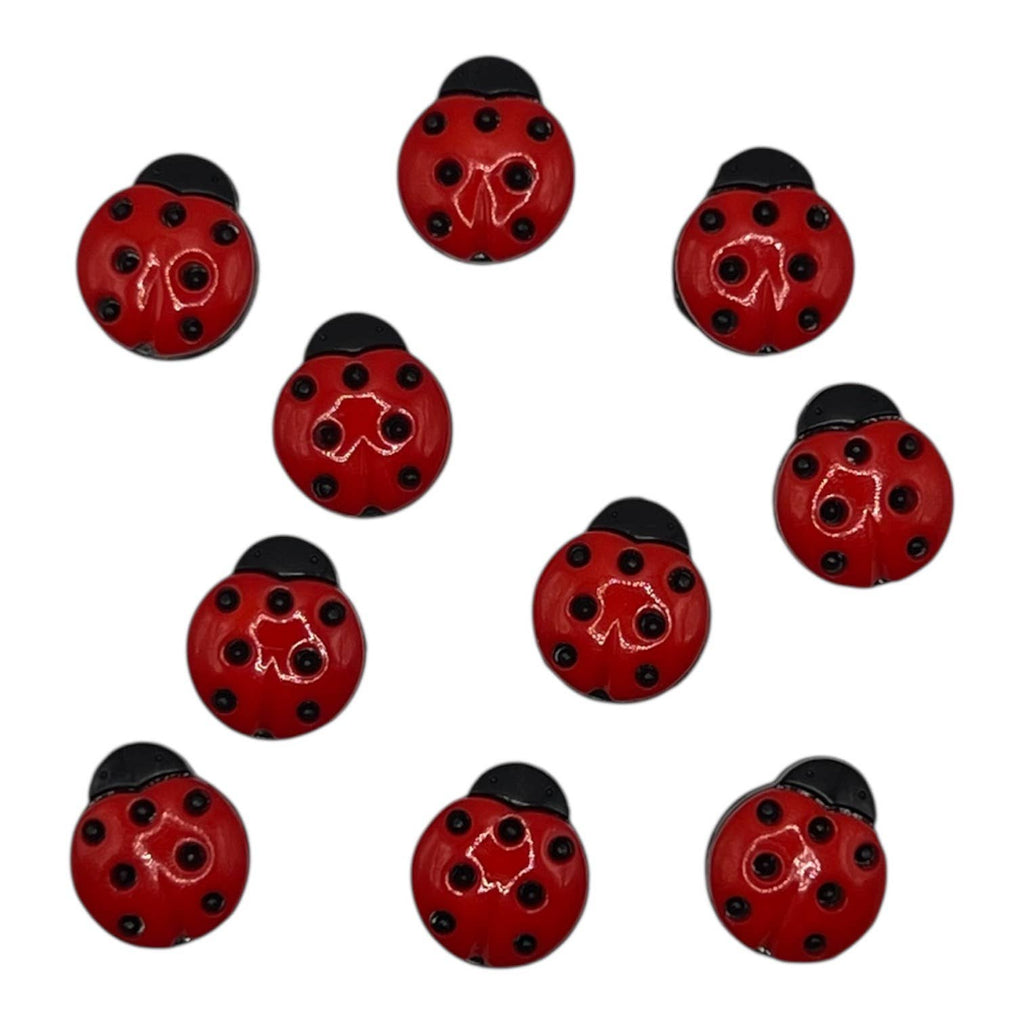 Ladybug Buttons