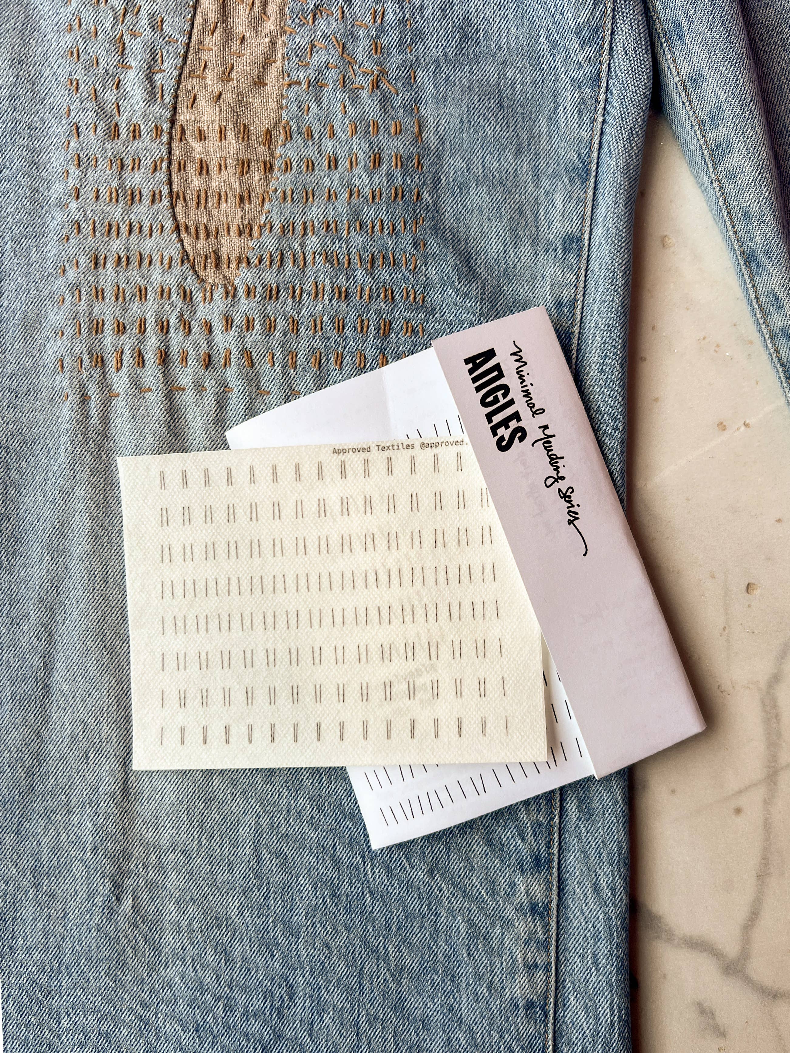 Angles - Minimal Mending + Embellishment Transfer