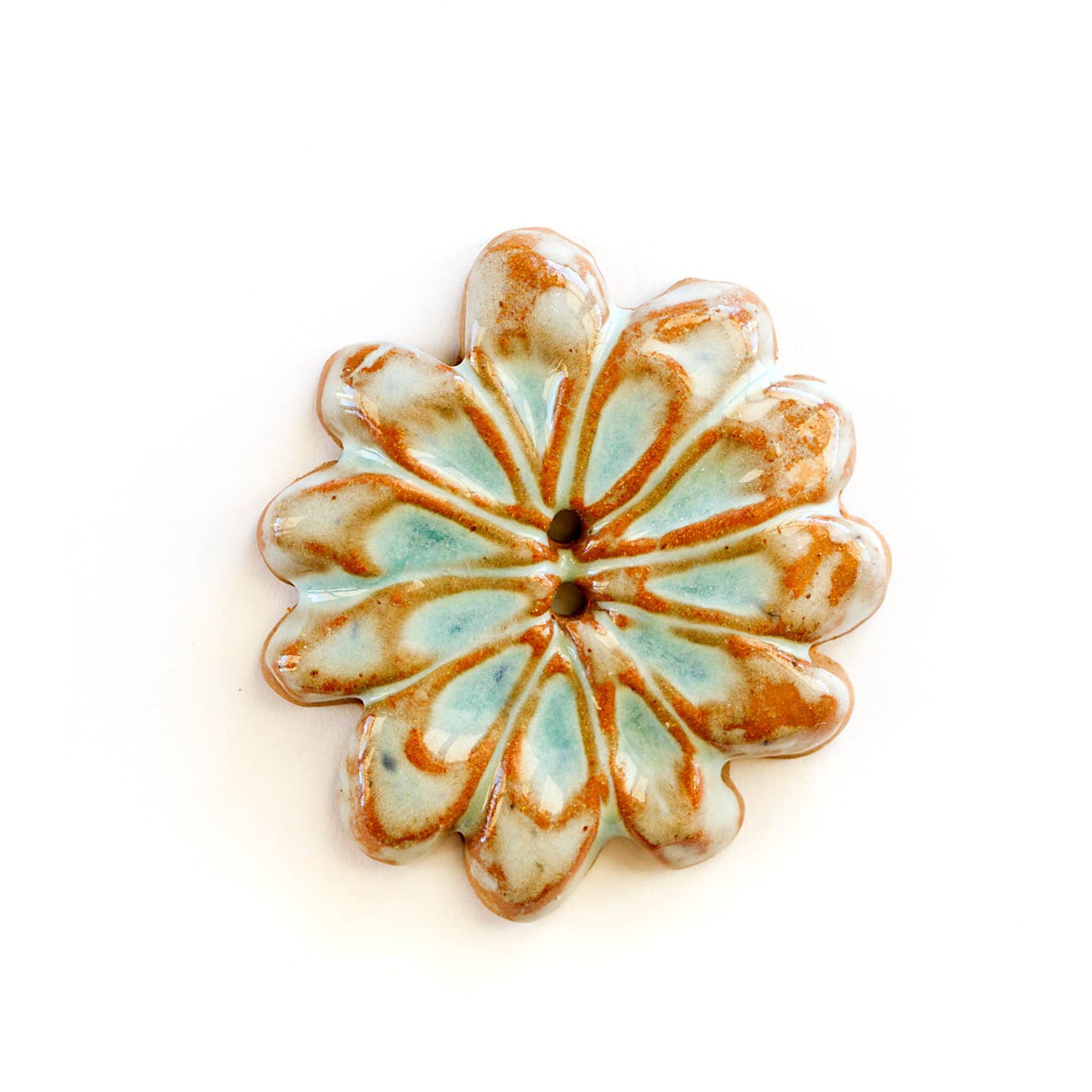 Large Flower Statement Button