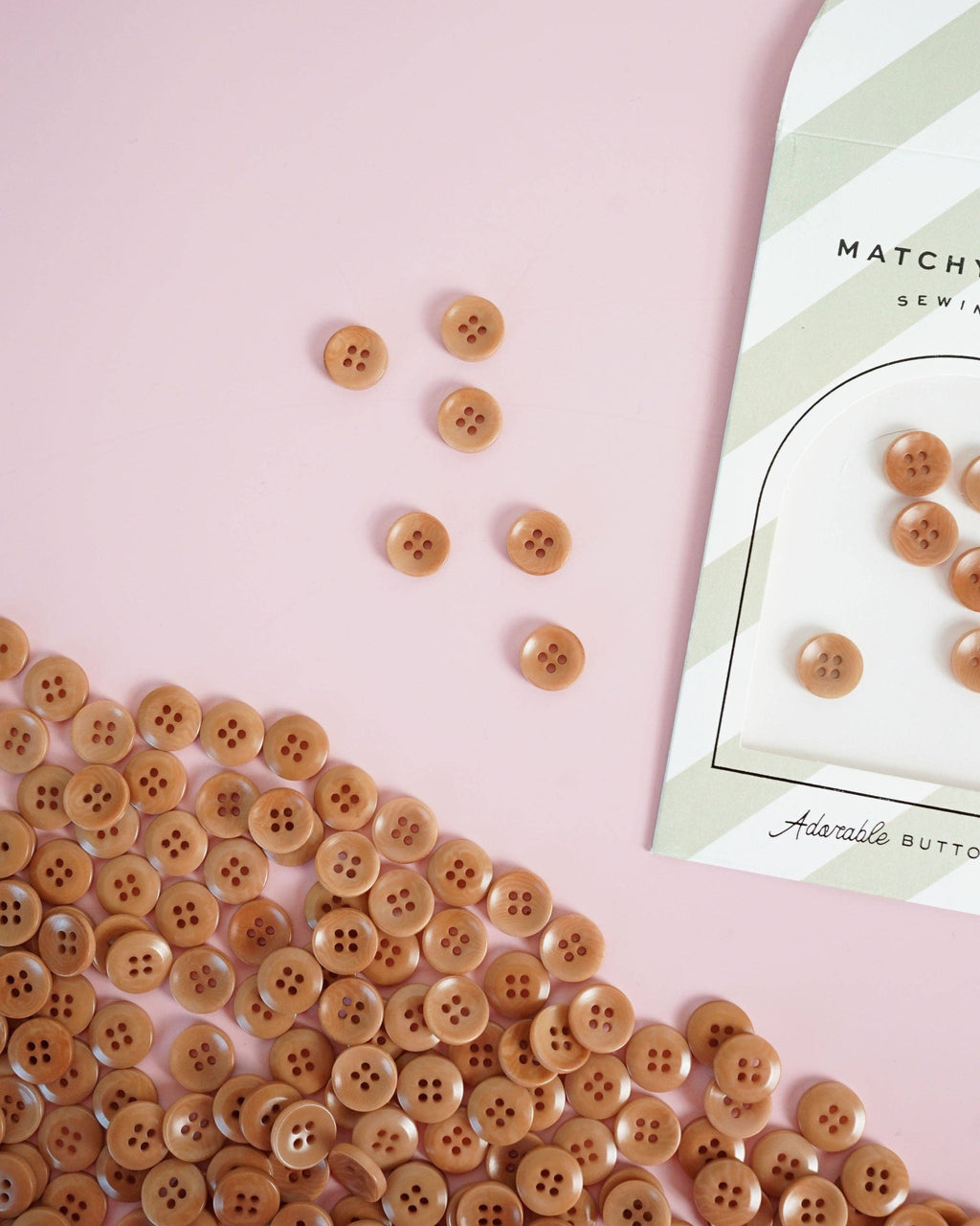 Caramel 1/2" Corozo Buttons