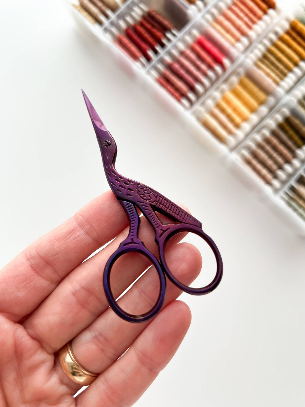Stork Embroidery Scissors