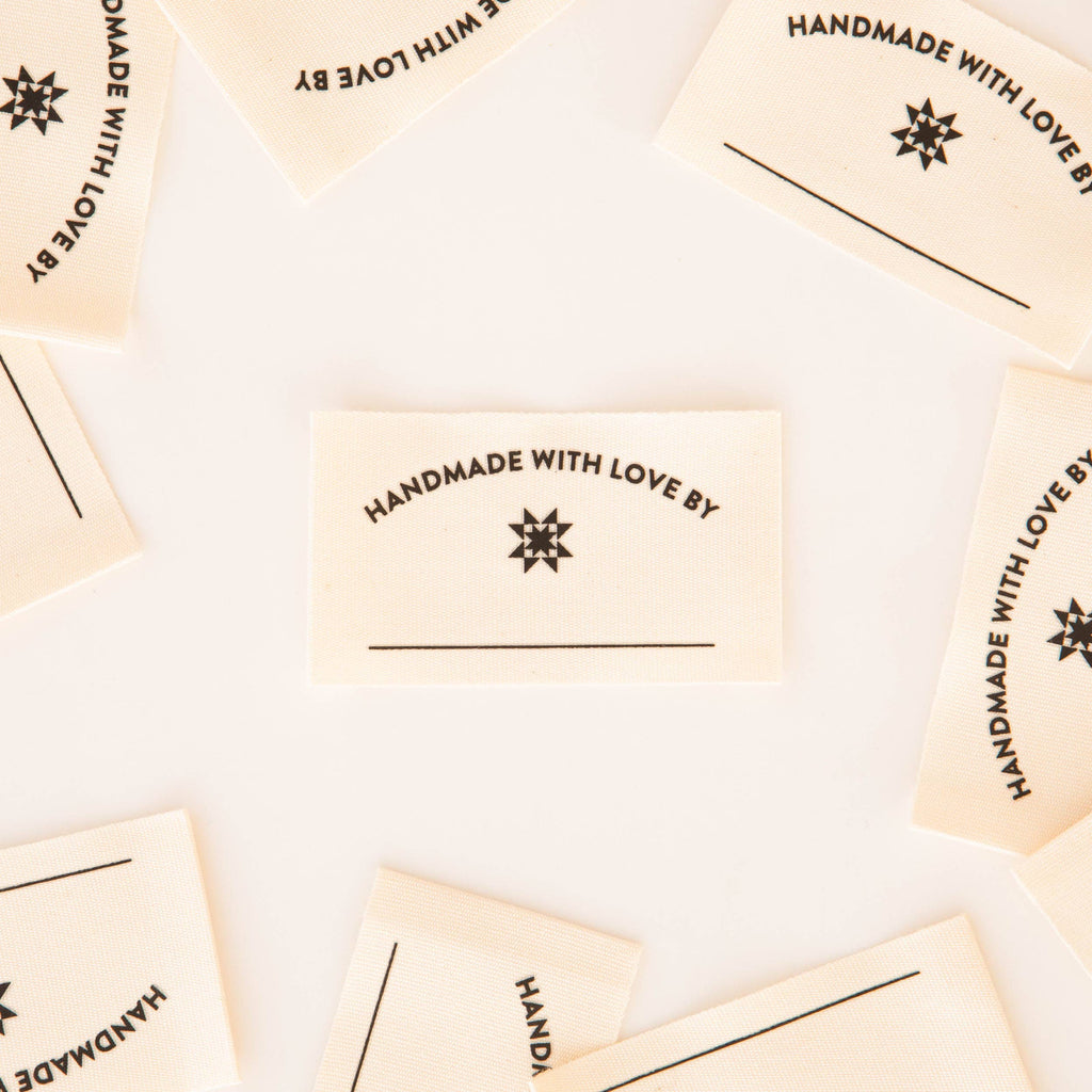 Handmade with Love Organic Cotton Write-In Sewing Labels