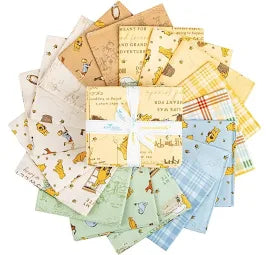 Winnie the Pooh Fat Quarter Bundle, 18 Pcs.